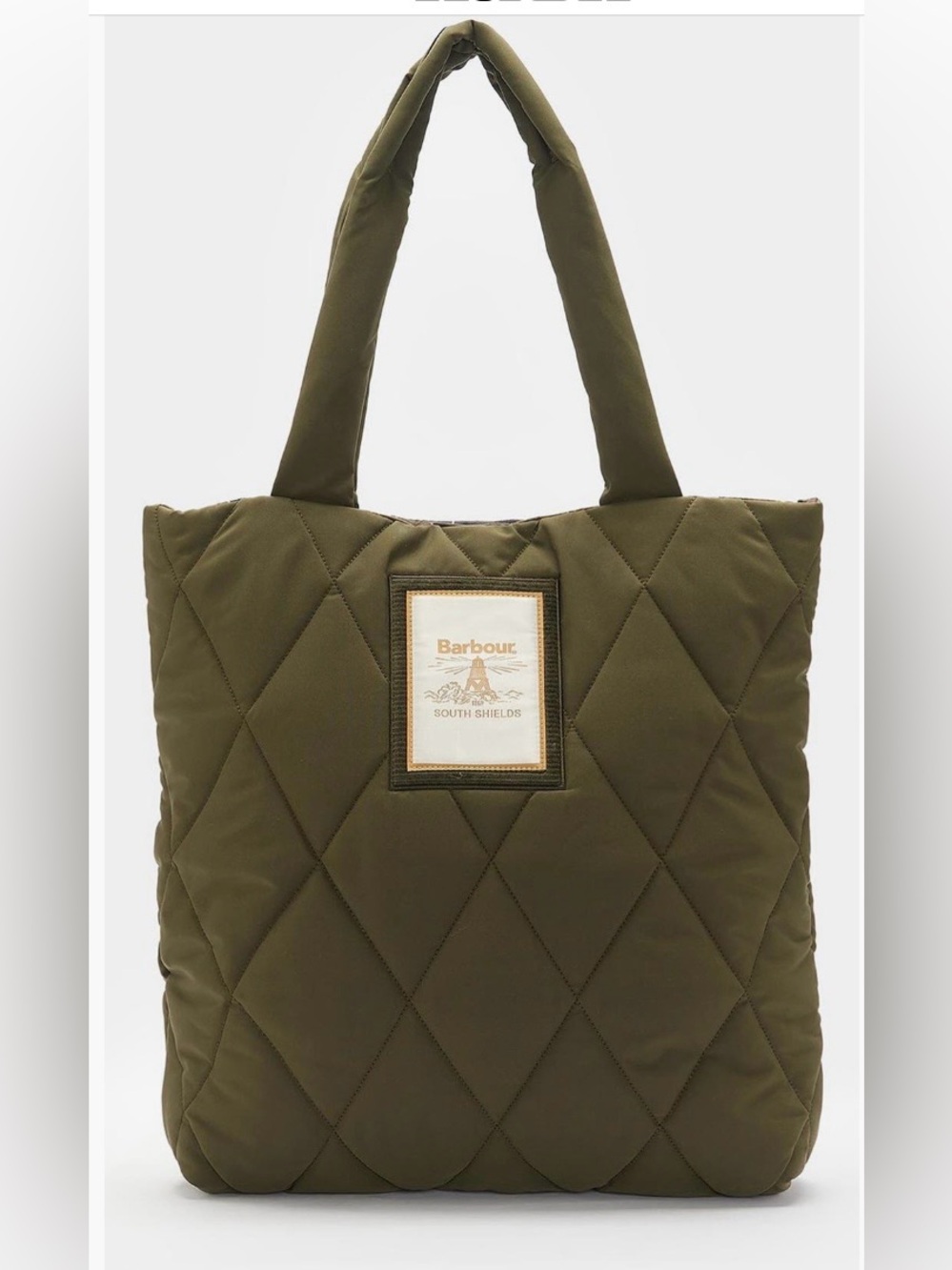 ▪️NWT Barbour Mariah Diamond Quilted Tote Bag